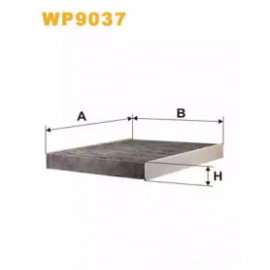 Фільтр салон. SKODA Fabia (вугільний) (вир-во WIX-Filtron) WP9037/K1079A