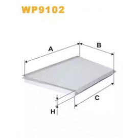 Фільтр салону (вир-во WIX-Filtron) K1106/WP9102  Фільтр салону (вир-во WIX-Filtron) K1106/WP9102
