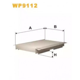 Фільтр салон. PEUGEOT 307 (вир-во WIX-Filtron) WP9112/K1093