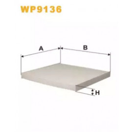 Фільтр салону (вир-во WIX-Filtron) WP9136/K1123  Фільтр салону (вир-во WIX-Filtron) WP9136/K1123