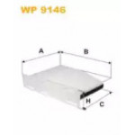 Фільтр салон. AUDI, VW, SKODA  (вир-во WIX-Filtron) WP9146/K1111 