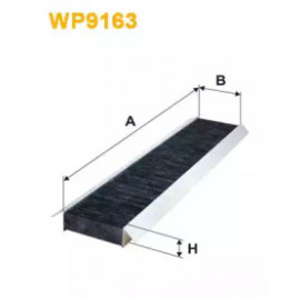 Фільтр салону вугільний (вир-во WIX-Filtron) WP9163/K1148A