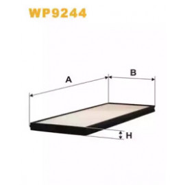 Фільтр салону HYUNDAI ACCENT II 00-06, GETZ 02-09 (2шт.) (вир-во WIX-Filtron)