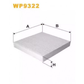 Фільтр салон. MITSUBISHI LANCER VII, OUTLANDER VII 2.0-2.2DID (вир-во WIX-Filtron) WP9322/K1241