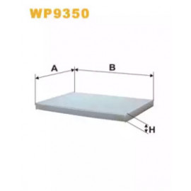 Фільтр салону (вир-во WIX-Filtron) WP9350/1255