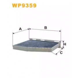 Фільтр салону AUDI вугільний (вир-во WIX-Filtron)