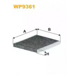 Фільтр салону FORD FIESTA VI 08-, B-MAX 12- вугільний (вир-во WIX-FILTERS) 