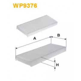 Фільтр салону NISSAN NAVARA, PATHFINDER (2шт.) (вир-во Wix-Filtron)