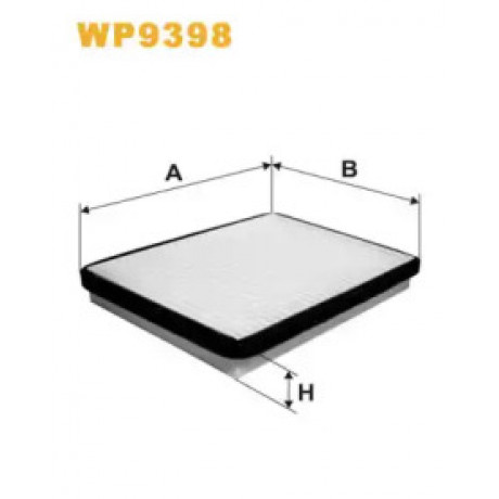 Фильтр салона ВАЗ 2110-2112 WP9398/K1141 (пр-во WIX-Filtron)