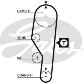 Ремінь зубч. ГРМ Z=112 (вир-во Gates)