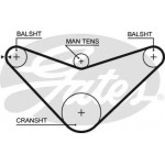 Ремінь зубч. ГРМ Z=70 (вир-во Gates) 