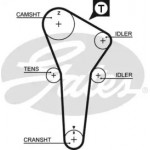 Ремінь зубч. ГРМ Z=125 (вир-во Gates) 
