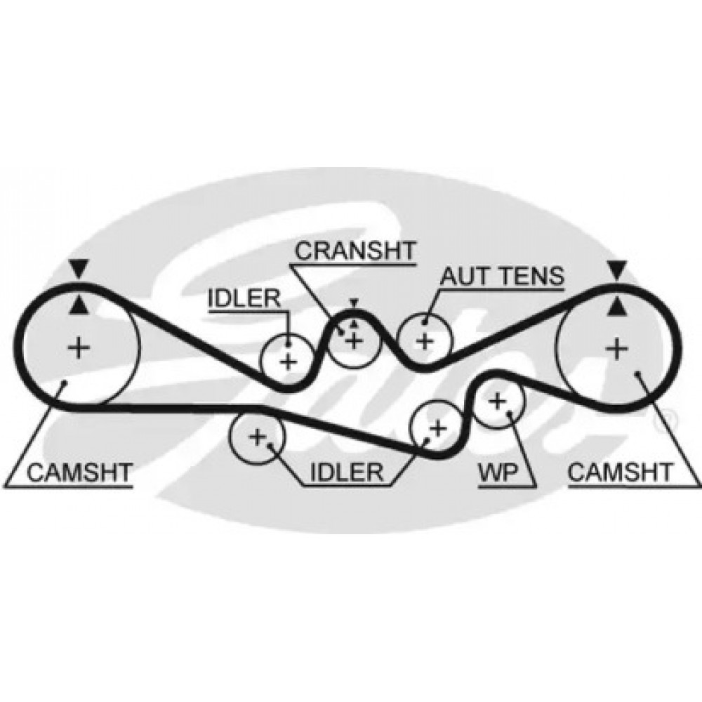 Ремень зубч. ГРМ Z=223 (пр-во Gates) Распродажа