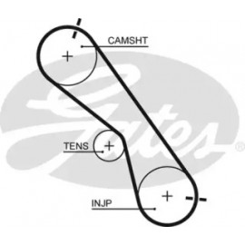 Ремінь зубч. ГРМ Z=97 (вир-во Gates)