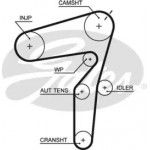 Ремінь зубч. ГРМ Z=199 (вир-во Gates) 