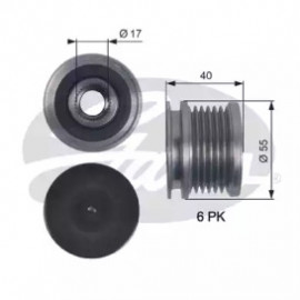 Обгінні муфти генератора (Вир-во Gates)