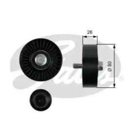 Ролики натяжители приводу допоміжних агрегатів (Вир-во Gates)