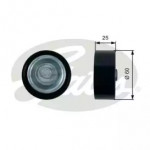 Ролики натяжители приводу допоміжних агрегатів (Вир-во Gates) 