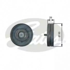 Ролики натяжители приводу допоміжних агрегатів (Вир-во Gates)