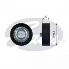 Ролики натяжители приводу допоміжних агрегатів (Вир-во Gates)