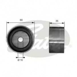 Натяжители ролики приводу ГРМ (Вир-во Gates)