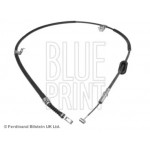 Трос гальмівний задній лівий Honda Accord VII (вир-во Blue Print) 