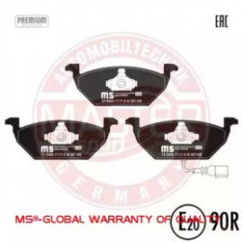 Колодка торм. AUDI A2, A3, SEAT ALTEA, ALTEA XL, LEON, TOLEDO II, TOLEDO III, S (пр-во MASTER SPORT)