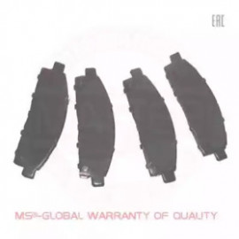 Колодка гальм MITSUBISHI L 200 / TRITON, PAJERO SPORT II 2.4-3.5 11.05- (в-во MASTER SPORT)