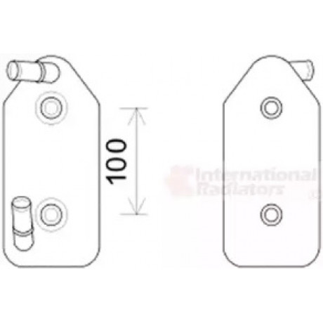 Радиатор масляный Seat; Skoda; VW (пр-во Van Wezel)