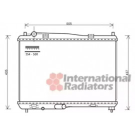Радiатор охолодження (вир-во Van Wezel)