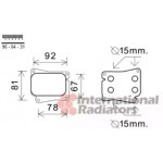 Радіатор масляний (вир-во Van Wezel) 
