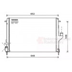 Радiатор охолодження (вир-во Van Wezel) 