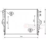 Радіатор (вир-во Van Wezel) 