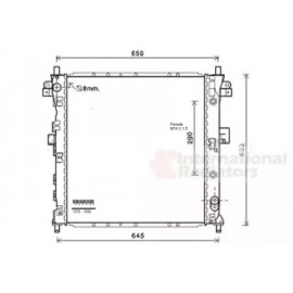 Радiатор (пр-во Van Wezel)