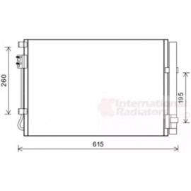 Радiатор охлодження (вир-во Van Wezel)