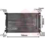 Радіатор A4/A6/PASSAT5+6 AT 95- (Van Wezel) 