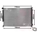 Радіатор AUDI A6 2.5Tdi MT 97-02 (Van Wezel) 