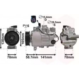 Компресор кондиціонера (Вир-во Van Wezel)