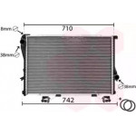 Радіатор BMW5(E39)/7(E38)MT 98- (Van Wezel) 