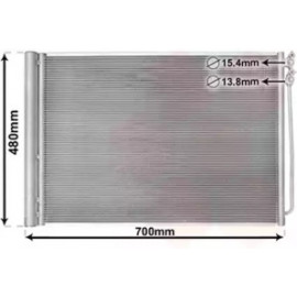 Радиатор кондиционера BMW F07/F10/F01 5/7 10- (пр-во Van Wezel)