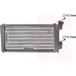 Радіатор опалювача BMW E30/Z1 88- 316->325 (Van Wezel) 