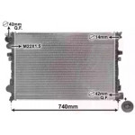 Радiатор охолодження (вир-во Van Wezel) 