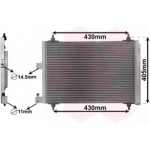 Конденсор кондиціонера XSARA/PICASSO/BERL MT/AT (Van Wezel) 