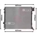 Радіатор (вир-во Van Wezel) 