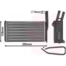 Радiатор охлодження (вир-во Van Wezel)