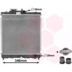 Радіатор CIVIC 13/14/15 MT 91-00 (Van Wezel) 