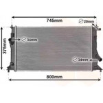 Радiатор (вир-во Van Wezel) 