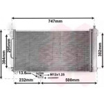 Конденсор кондиціонера COND W203 (C-KL) NT DIESE (Van Wezel) 