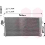 Конденсор кондиціонера COND VITO/VIANO ALL 03- (Van Wezel) 