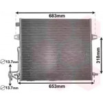 Конденсор кондиціонера MBW164(ML)/W251(R) AT 05- (Van Wezel) 